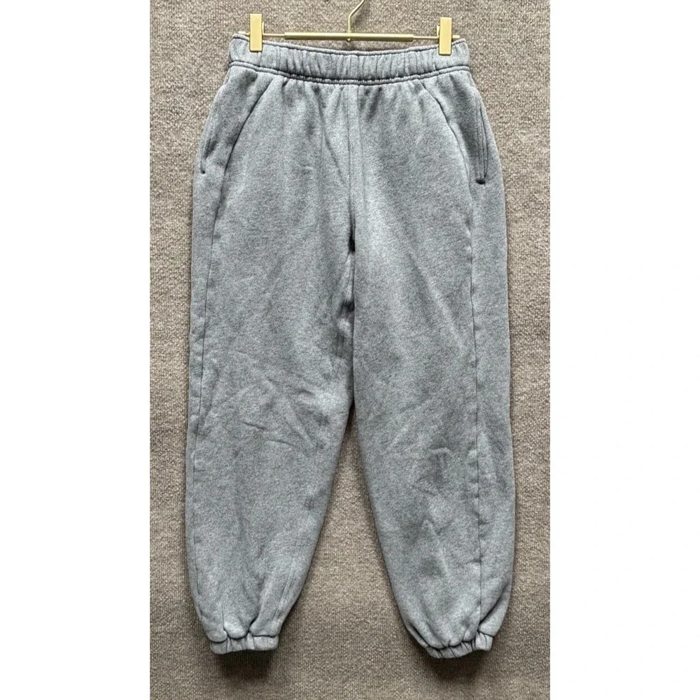 Lululemon Scuba Mid-Rise MR MW Oversized Jogger Sweatpants Womens Size XS Gray